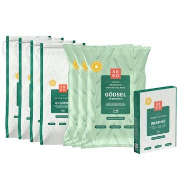 Gräsfrö Xeed Paket Med Gödsel Nyanläggning 700 kvm