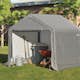 Tält Gop Förvaring Grå 3,5 kvm