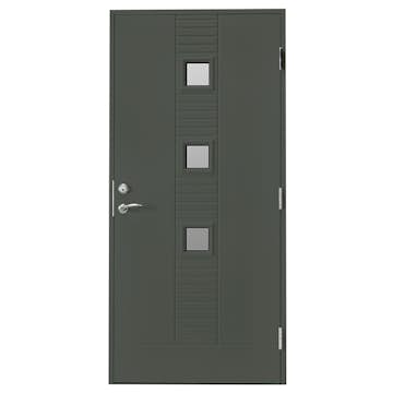Ytterdörr Br. Johansson SY128 Sotat Glas