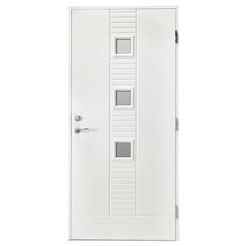 Ytterdörr Br. Johansson SY128 Sotat Glas