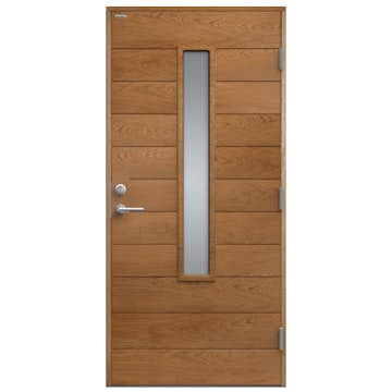 Ytterdörr Diplomat Clara Träfanér Klarglas