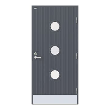 Ytterdörr Diplomat Daniella Glas