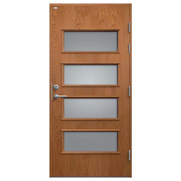 Ytterdörr Diplomat Ebba Träfanér Klarglas