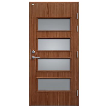 Ytterdörr Diplomat Ebba Träfanér Klarglas