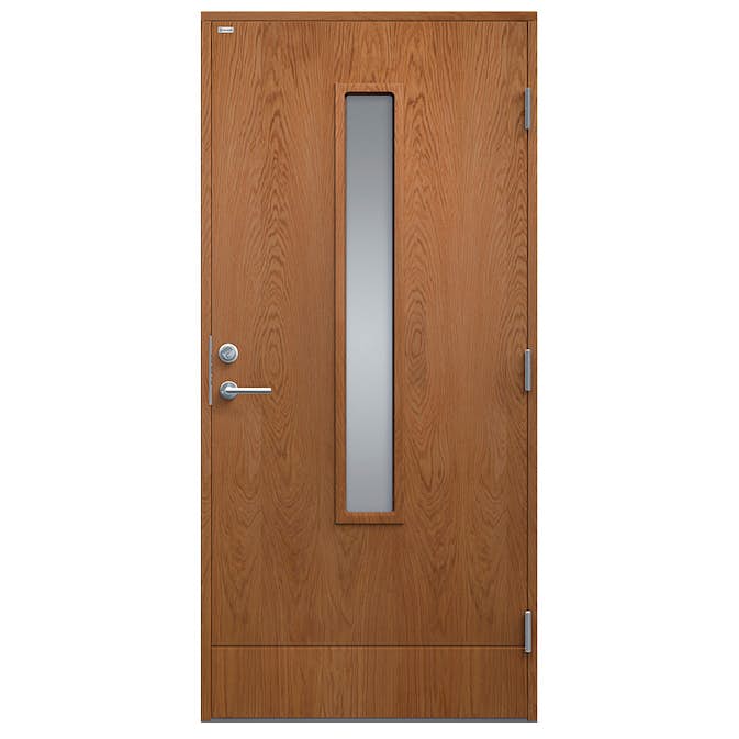 Ytterdörr Diplomat Laila Träfanér Klarglas