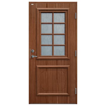 Ytterdörr Diplomat Svea Teak Cotswoldglas