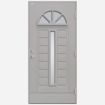 Ytterdörr Diplomat Viktoria Rökfärgat Glas