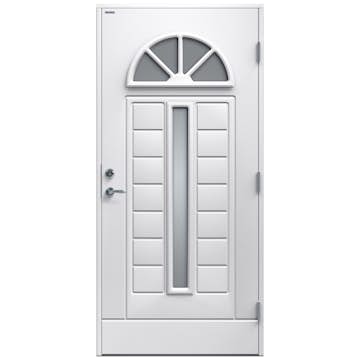 Ytterdörr Diplomat Viktoria Rökfärgat Glas