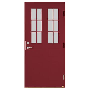 Ytterdörr Leksandsdörren Åsleden Klarglas Eco74 RC2N