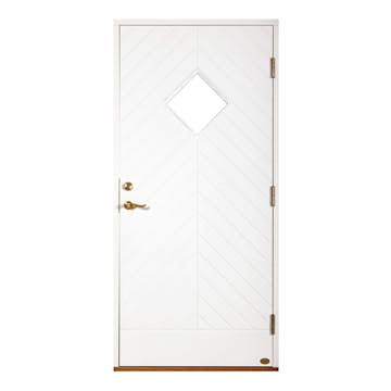 Ytterdörr Leksandsdörren Djura Glas Eco74 RC2N