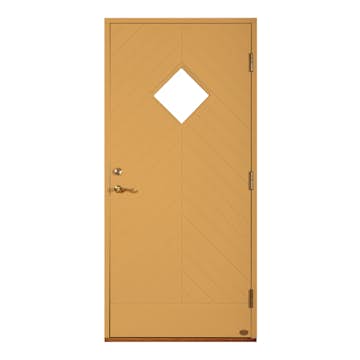 Ytterdörr Leksandsdörren Djura Glas Eco74 RC2N