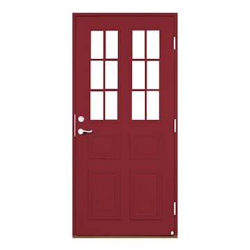 Ytterdörr Leksandsdörren Edshult Glas Eco74 RC2N