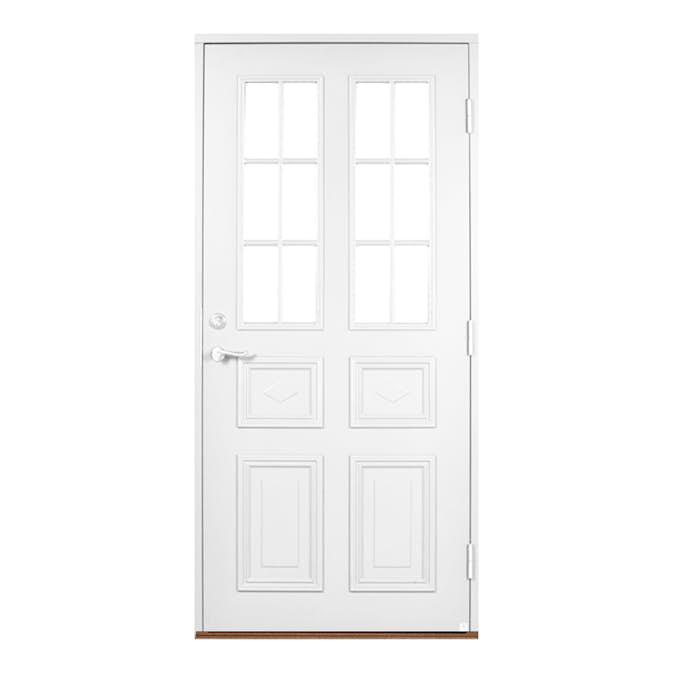 Ytterdörr Leksandsdörren Edshult Glas Eco74 RC2N