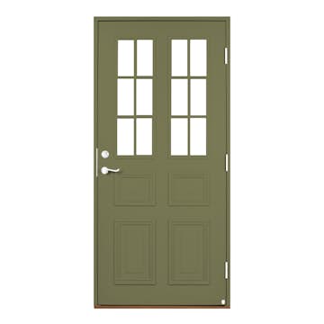 Ytterdörr Leksandsdörren Edshult Glas Eco74 RC2N