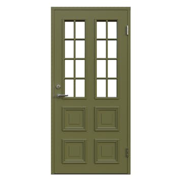 Ytterdörr Leksandsdörren Glasmästeri Glas Eco74 RC2N