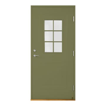 Ytterdörr Leksandsdörren Helgås Eco74 RC2N