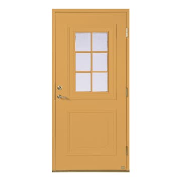 Ytterdörr Leksandsdörren Hjortnäs Glas Eco74 RC2N