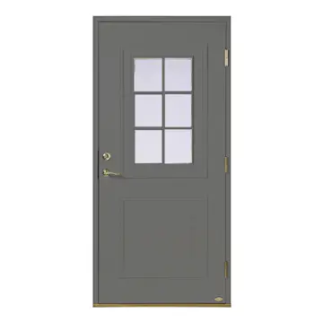 Ytterdörr Leksandsdörren Hjortnäs Glas Eco74 RC2N