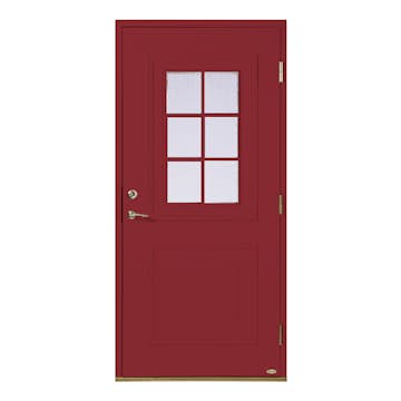 Ytterdörr Leksandsdörren Hjortnäs Glas Eco74 RC2N