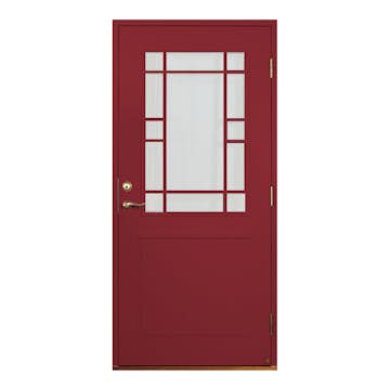 Ytterdörr Leksandsdörren Källberget Glas Eco74 RC2N