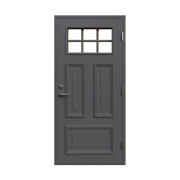 Ytterdörr Leksandsdörren Karlsvarvet Glas Eco74 RC2N