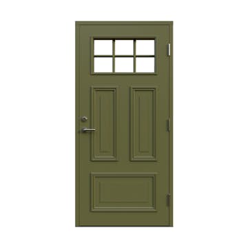 Ytterdörr Leksandsdörren Karlsvarvet Glas Eco74 RC2N