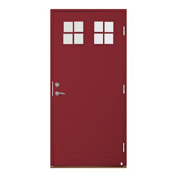 Ytterdörr Leksandsdörren Kullsbjörken Glas Eco74 RC2N