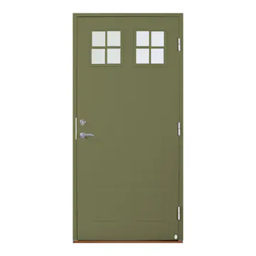 Ytterdörr Leksandsdörren Kullsbjörken Glas Eco74 RC2N