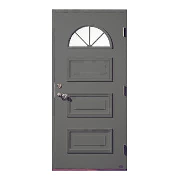 Ytterdörr Leksandsdörren Övermo Glas Eco74 RC2N