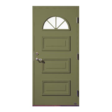 Ytterdörr Leksandsdörren Övermo Glas Eco74 RC2N