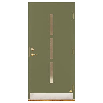 Ytterdörr Leksandsdörren Romma Klarglas Eco74 RC2N