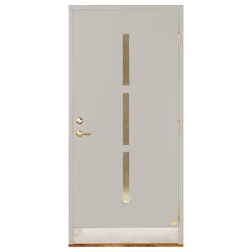 Ytterdörr Leksandsdörren Romma Klarglas Eco74 RC2N