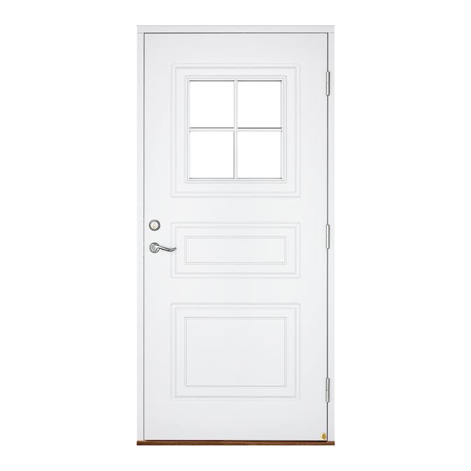 Ytterdörr Leksandsdörren Rosen Glas Eco74 RC2N