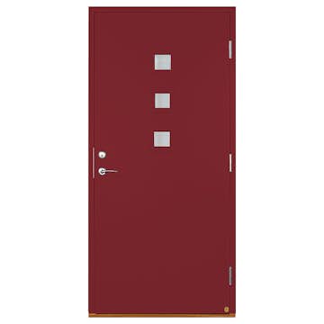 Ytterdörr Leksandsdörren Saltö Klarglas Eco74 RC2N