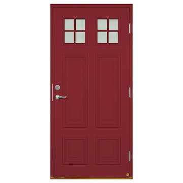 Ytterdörr Leksandsdörren Skeberg Klarglas Eco74 RC2N