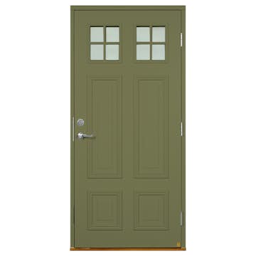 Ytterdörr Leksandsdörren Skeberg Klarglas Eco74 RC2N