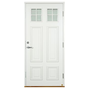 Ytterdörr Leksandsdörren Skeberg Klarglas Eco74 RC2N