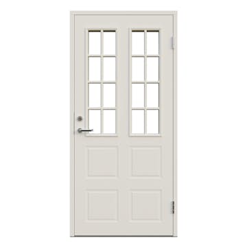 Ytterdörr Leksandsdörren Styrsjöbo Klarglas Eco74 RC2N