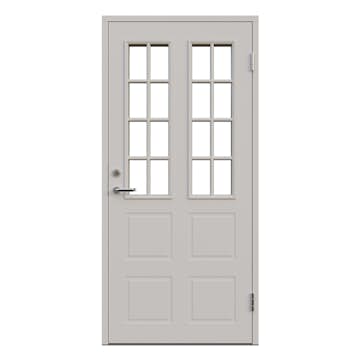 Ytterdörr Leksandsdörren Styrsjöbo Klarglas Eco74 RC2N