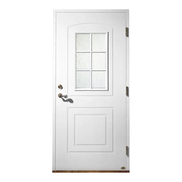 Ytterdörr Leksandsdörren Västanvik Glas Eco74 RC2N