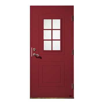 Ytterdörr Leksandsdörren Västanvik Glas Eco74 RC2N