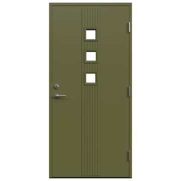 Ytterdörr Leksandsdörren Västberg Eco74 RC2N