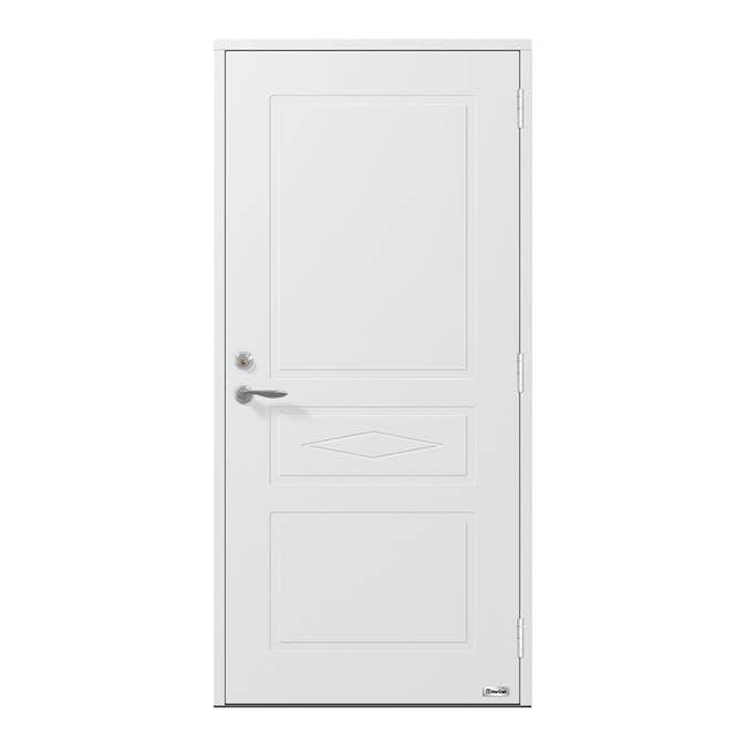 Ytterdörr NorDan Bor Tvillingarna 992 Vit