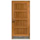 Ytterdörr SnickarPer 1001 Raster Teak