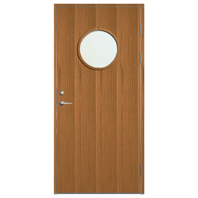 Ytterdörr SnickarPer 106G Teak Klarglas