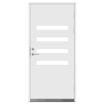 Ytterdörr SnickarPer 2110G Klarglas Vit