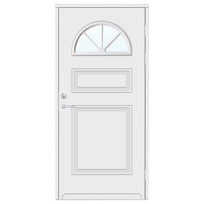 Ytterdörr SnickarPer 254G Klarglas Vit