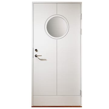 Ytterdörr SnickarPer 506G Klarglas Vit
