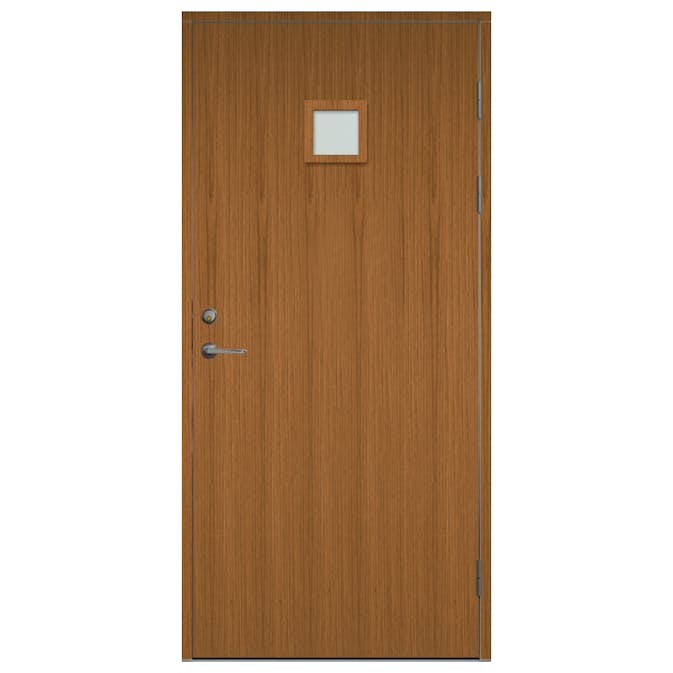 Ytterdörr SnickarPer 568G Teak Klarglas