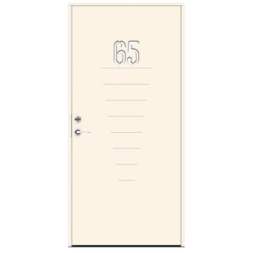 Ytterdörr Swedoor Digits Klarglas